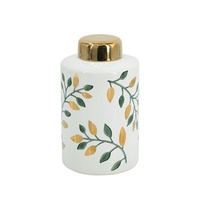 eWholesale Tall Botanical Lidded Jar 41cm Artificial Plant