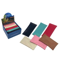 Bulk 24 Leather Look Glasses Pouch 6 Asst Col