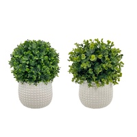 eWholesale Set 2 Artificial Boxwood Topiary Balls 29cm