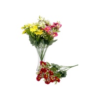 eWholesale Bulk 24 Artificial Chrysanthemum 6 Branches Assorted 35x10cm