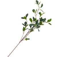 eWholesale Bulk 24 Artificial Milan Leaves Stem 5 Branches 90cm