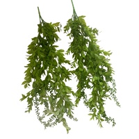 eWholesale Bulk 12 Artificial Hanging Green Leaves 84cm