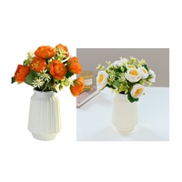 eWholesale Bulk 8 Artificial Peony Pot 20cm Assorted