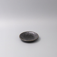 eWholesale 13cm Black Pearl Glaze Plate
