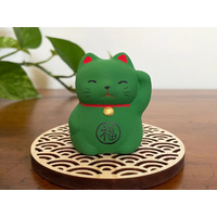 Okimono Lavender Maneki Neko
