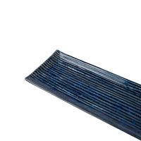 eWholesale 33.2cm Blue Contour Glaze Sashimi Plate