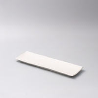 eWholesale Sashimi Plate 32cm Matte White Glaze
