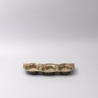 eWholesale Edamame Triple Pod Dish Green Glaze