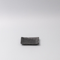 eWholesale Mamezara Sauce Dish 10cm Black Contour Glaze