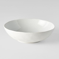 eWholesale Oval Bowl 16cm Parchment White Glaze