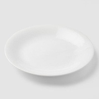 eWholesale Side Plate 21cm Parchment White Glaze