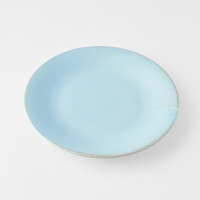 eWholesale Side Plate 21cm Soda Blue Glaze