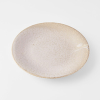 eWholesale Side Plate 21cm White Fade Glaze
