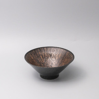 eWholesale V Shape Bowl 19cm Bronze Converging Glaze