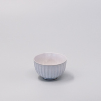 eWholesale Tea Cup 150ml Ridged Speckled White