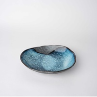 eWholesale Organic Shallow Bowl 18.5cm Storm Glaze