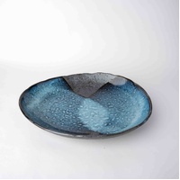eWholesale Organic Plate 25cm Storm Glaze