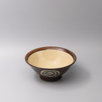 eWholesale Udon Bowl 22cm Toffee Mon Glaze