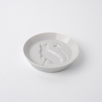 Sauce Dish Silhouette Cat