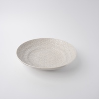 eWholesale Pasta Bowl Flat 23cm White Star Glaze