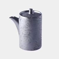 eWholesale 125ml Black Scroll Glaze Soy Pot