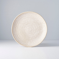 eWholesale Dinner Plate 24cm White Fade Glaze
