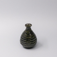 eWholesale Sake Jug 350ml Moss Black Glaze