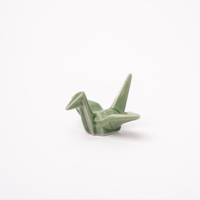 eWholesale Chopstick Rest Origami Crane Green