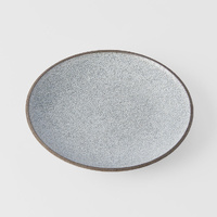eWholesale 25cm Crazed Grey Dinner Plate