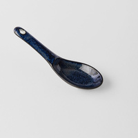 eWholesale Kanso Spoon 15cm Indigo Blue Glaze