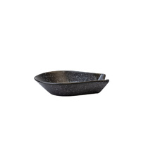 eWholesale Small Spoon Rest Kanso Matte Black Glaze