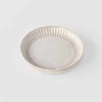eWholesale Sauce Dish 9cm Ridged Alabaster Glaze
