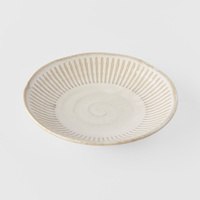 eWholesale Tapas Plate 16cm Ridged Alabaster Glaze