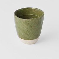 eWholesale Lopsided Mug 275ml Matcha Green Glaze