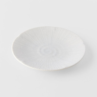 eWholesale Tapas Plate 16.5cm Ice White Glaze