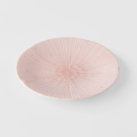 Tapas Plate 16.5 Ice Pink Glaze