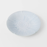 eWholesale Side Plate 22cm Ice Blue Glaze