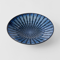 eWholesale Bowl 24cm Indigo Drip Glaze