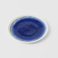 eWholesale Ocean Blue Dinner Plate 23cm Glaze