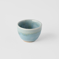 eWholesale Crazed Blue 30ml Sake Cup