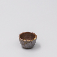 eWholesale Sake Cup 30ml Brown Speckle Glaze