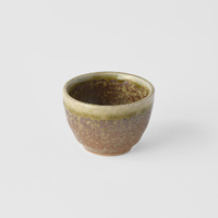 eWholesale Sake Cup 30ml Light Brown Glaze