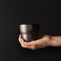 eWholesale Yunomi Mug 280ml Metallic Splash Glaze Tea Cup