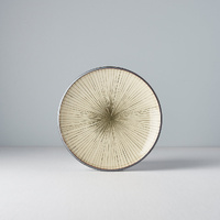 eWholesale Side Plate 19cm Green Converging Line Glaze