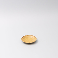 eWholesale Sauce Dish 8cm Scallop Ochre Fade Glaze