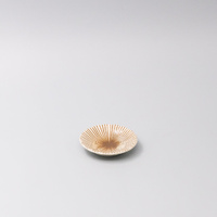 eWholesale Sauce Dish 8cm Radiant Line Toffee Stripe Glaze