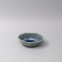eWholesale Amane Sapphire Glaze Oval Bowl 13.5cm