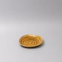 eWholesale Amane Amber Glaze Plate 13.5cm