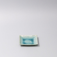 eWholesale Sauce Dish 10cm Crackle Turquoise Glaze