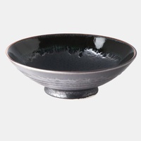 eWholesale Ramen Bowl 24cm Matt Black Glaze Ceramic